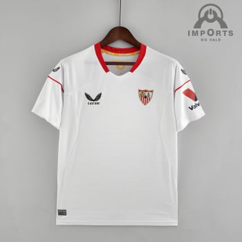 Camisa do Sevilla l 22/23 Versão Torcedor + Personalização Grátis