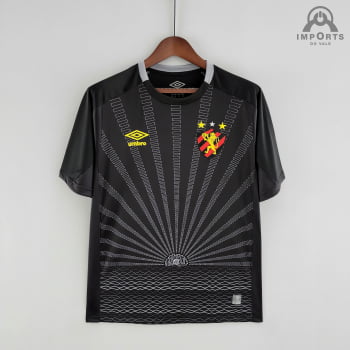 Camisa Sport Recife 22/23 Goleiro Preta + Personalização Grátis 