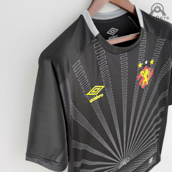 Camisa Sport Recife 22/23 Goleiro Preta + Personalização Grátis 