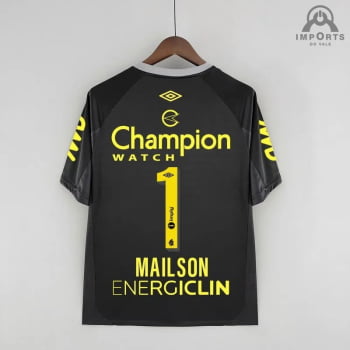 Camisa Sport Recife 22/23 Goleiro Preta + Patrocínios + Personalização grátis 