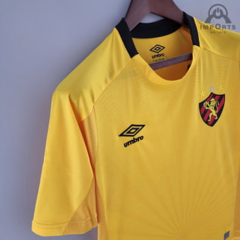 Camisa Sport Recife 22/23 Goleiro Amarela + Personalização Grátis