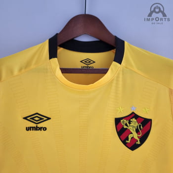 Camisa Sport Recife 22/23 Goleiro Amarela + Personalização Grátis