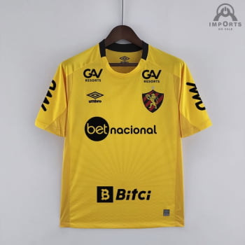 Camisa Sport Recife 22/23 Goleiro + Patrocínios + Personalização grátis Camisa Sport Recife 22/23 Goleiro + Patrocínios + Personalização grátis
