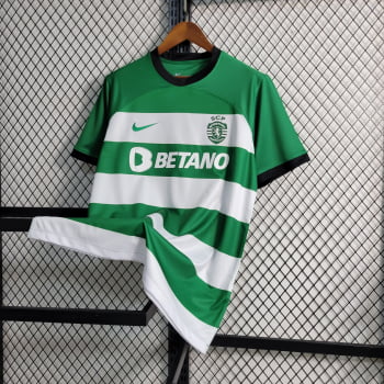 Camisa Sporting I 23/24 Versão Torcedor + Personalização Grátis 