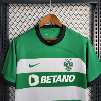 Camisa Sporting I 23/24 Versão Torcedor + Personalização Grátis 