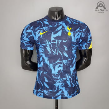 Camisa Tottenham 21/22 Versão Jogador Treino - Azul 