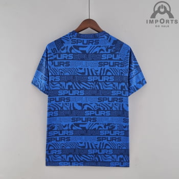 Camisa Tottenham 22/23 Versão Torcedor Ed. Especial Azul + Personalização Grátis 