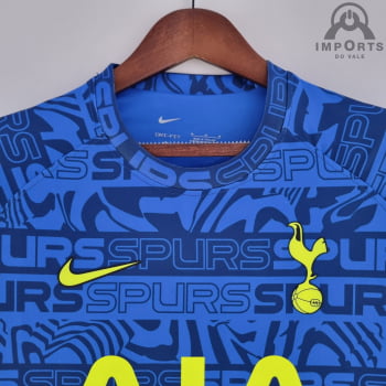 Camisa Tottenham 22/23 Versão Torcedor Ed. Especial Azul + Personalização Grátis 