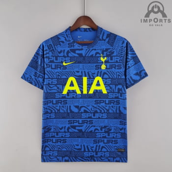 Camisa Tottenham 22/23 Versão Torcedor Ed. Especial Azul + Personalização Grátis 