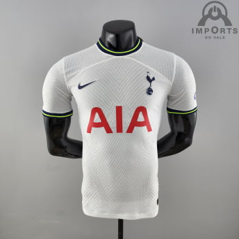 Camisa Tottenham I 22/23 Versão Jogador + Personalização Grátis