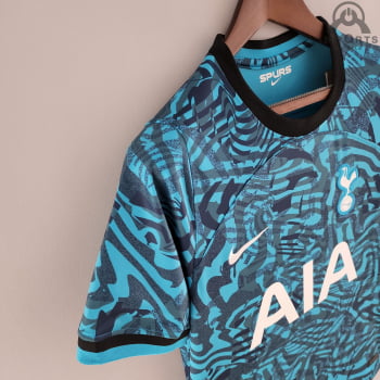 Camisa Tottenham lll 22/23 Versão Torcedor+ Personalização Grátis