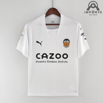 Camisa Valencia I 22/23 Versão Torcedor + Personalização Grátis