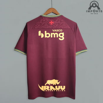 Camisa Vasco 22/23 Goleiro Vinho + Patrocínios + Personalização Grátis