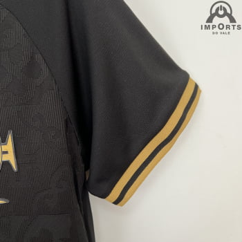 Camisa Vasco 22/23 Versão Feminina Goleiro Preta + Personalização Grátis 