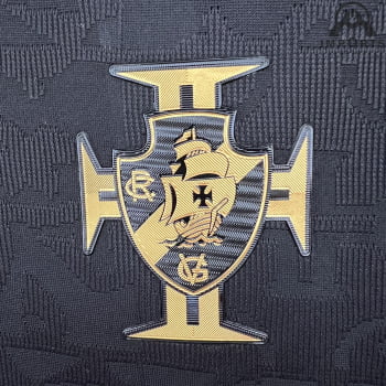 Camisa Vasco 22/23 Versão Feminina Goleiro Preta + Personalização Grátis 