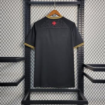 Camisa Vasco 22/23 Versão Torcedor Goleiro Preta + Personalização Grátis