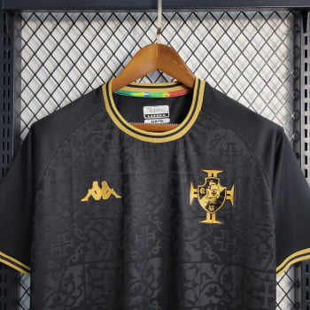 Camisa Vasco 22/23 Versão Torcedor Goleiro Preta + Personalização Grátis