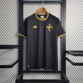Camisa Vasco 22/23 Versão Torcedor Goleiro Preta + Personalização Grátis