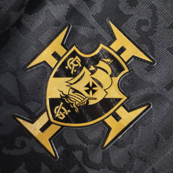 Camisa Vasco 22/23 Versão Torcedor Goleiro Preta + Personalização Grátis