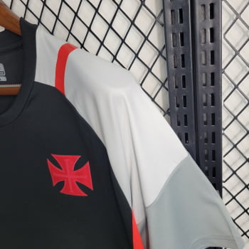 Camisa Vasco 23/24 Treino - Preta/vermelha