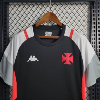 Camisa Vasco 23/24 Treino - Preta/vermelha