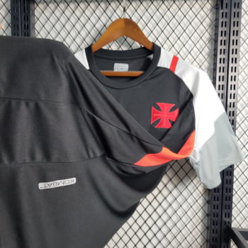 Camisa Vasco 23/24 Treino - Preta/vermelha