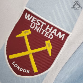 Camisa West Ham II 21/22 Versão Torcedor + Personalização Grátis