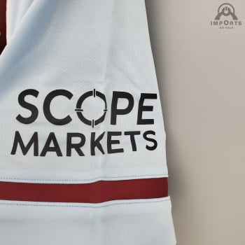 Camisa West Ham II 21/22 Versão Torcedor + Personalização Grátis