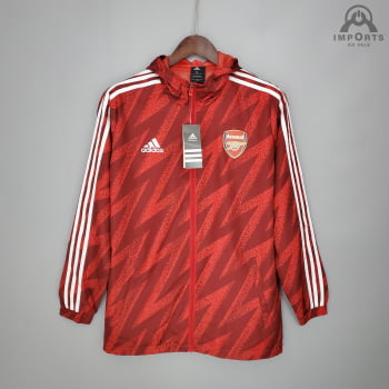 Jaqueta Corta-Vento Arsenal 21/22 - Vermelho