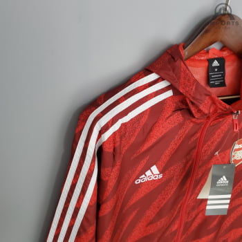 Jaqueta Corta-Vento Arsenal 21/22 - Vermelho