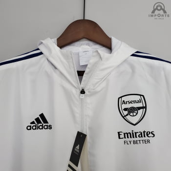 Jaqueta Corta-Vento Arsenal 22/23 - Branco