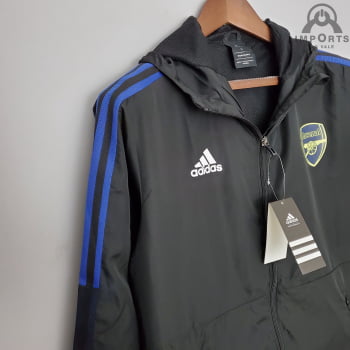 Jaqueta Corta-Vento Arsenal 22/23 - Preto