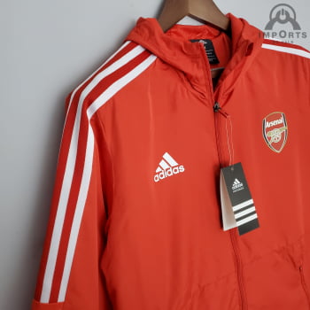 Jaqueta Corta-Vento Arsenal 22/23 - Vermelho
