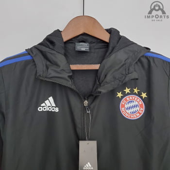 Jaqueta Corta-Vento Bayern de Munique 22/23 - Preto