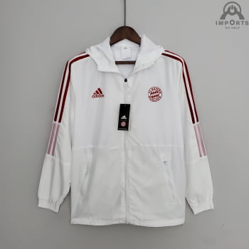 Jaqueta Corta-Vento Bayern de Munique 22/23 - Branco