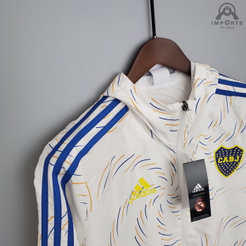 Corta-Vento Boca Juniors 21/22 - Branco