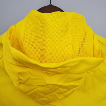 Jaqueta Corta-Vento da Seleção Brasileira 21/22 - Amarelo/azul