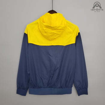 Jaqueta Corta-Vento da Seleção Brasileira 21/22 - Amarelo/azul