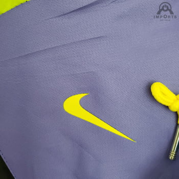 Jaqueta Corta-Vento da Seleção Brasileira 21/22 - Amarelo/lilás
