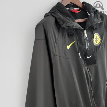 Jaqueta Corta-Vento Chelsea 22/23- Preto