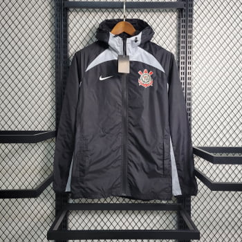 Jaqueta Corta-Vento Corinthians 23/24 - Preto/branco