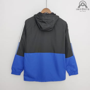 Jaqueta Corta-Vento Flamengo 22/23 - Azul/Branco