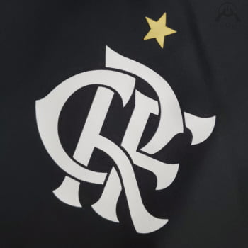 Jaqueta Corta-Vento Flamengo 22/23 - Azul/Branco