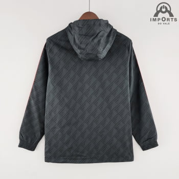 Jaqueta Corta-Vento Flamengo 22/23 - Preto/vermelho/branco