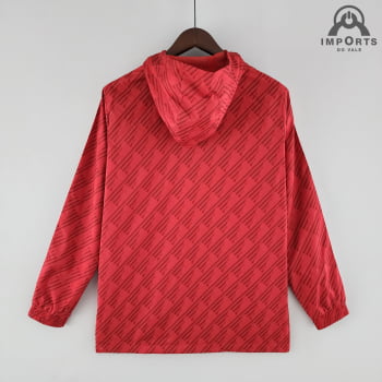 Jaqueta Corta-Vento Flamengo 22/23 - Vermelho/branco