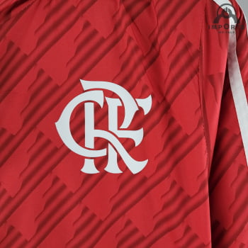 Jaqueta Corta-Vento Flamengo 22/23 - Vermelho/branco