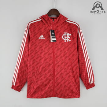 Jaqueta Corta-Vento Flamengo 22/23 - Vermelho/branco