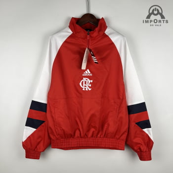 Jaqueta Corta-Vento Flamengo 23/24 - Vermelho/branco