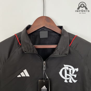 Corta-Vento Flamengo 23/24 - Preto/branco 
