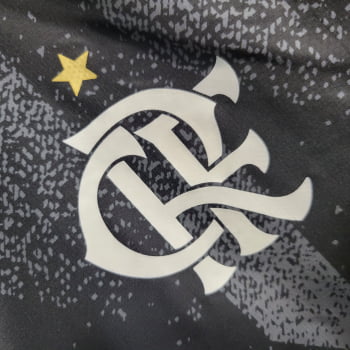 Jaqueta Corta-Vento Flamengo 23/24 - Preto/cinza
